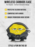 APPLE AIRPOD 2 MINION SHOCK PROOF CASE WITH HOLDING CLIP