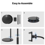 METAL BASE FLEXIBALE MOBILE & TABLET STAND (Adjustable Gooseneck Holder)