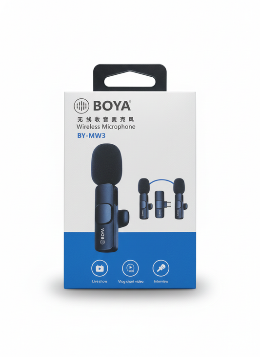 MICROPHONE BOYA MW3 (2in1 Dual)