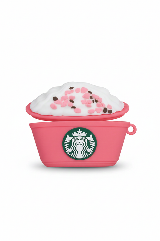 APPLE AIRPOD PRO 2 STARBUCKS LOGO SHOCK PROOF CASE WITH HOLDING CLIP