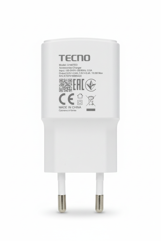 CHARGER USB TECNO 18W