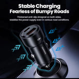 CAR CHARGER TOOCKI YF01 48W DUAL PORT SUPER FAST CHARGING