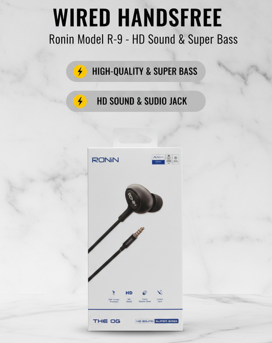 HANDS FREE R9 3.5MM JACK RONIN