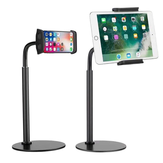 METAL BASE FLEXIBALE MOBILE & TABLET STAND (Adjustable Gooseneck Holder)