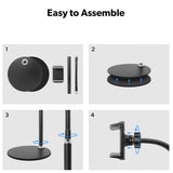 METAL BASE FLEXIBALE MOBILE & TABLET STAND (Adjustable Gooseneck Holder)