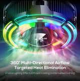 MEMO CX-15 Mobile Cooling Fan Ultra Fast Cooler For Gaming & Heavy Use