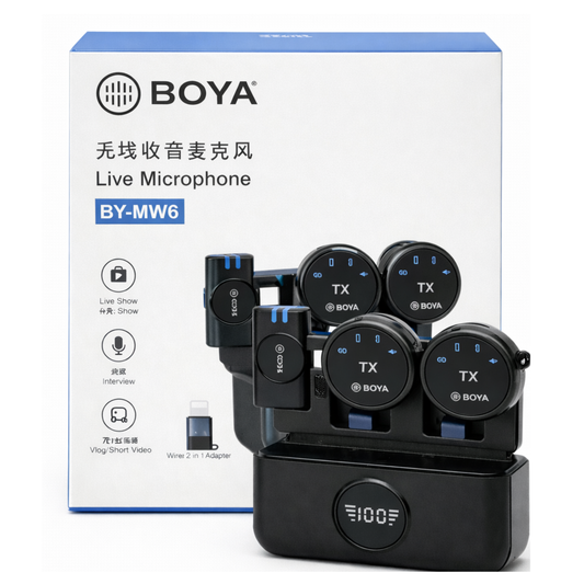BOYA DUAL MIC BY MW6