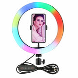RING LIGHT RGB MJ26 26CM WITH MOBILE HOLDER